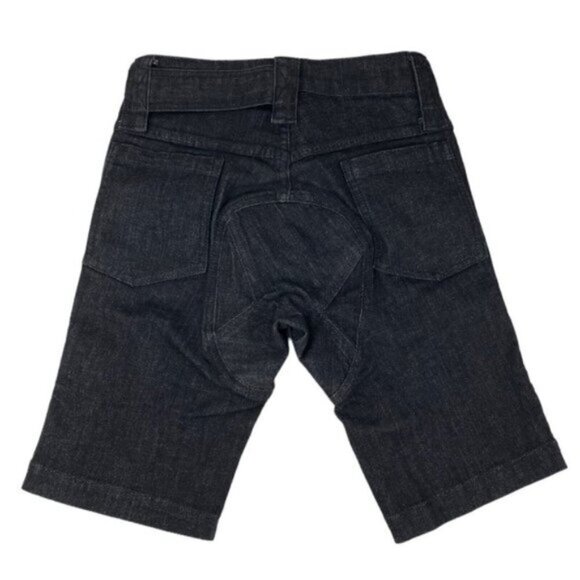 Ryb Ride Your Bike Black Summer Shade Denim Jean Cycling Shorts 9.5 oz US 27 - Picture 3 of 16
